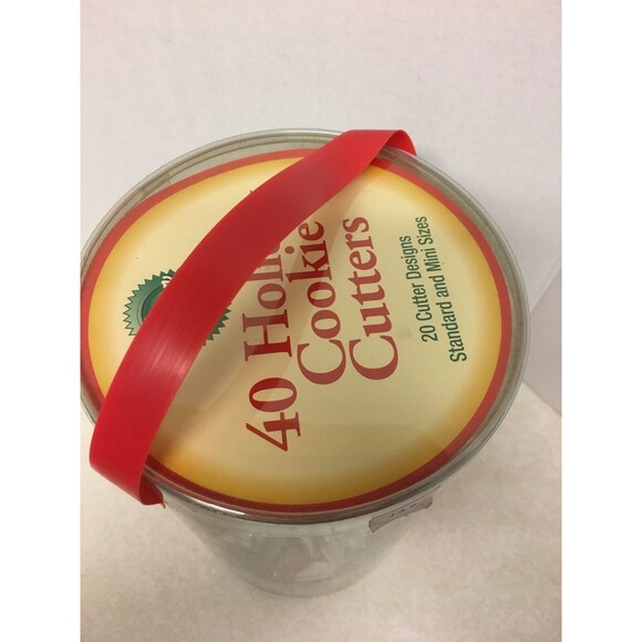 Wilton 40 Pc. Holiday Christmas Santa Angel  Candy Cane Cookie Cutters NIB - Picture 3 of 3